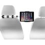 Macally Car Headrest Mount Holder for Apple iPad Pro / Air / Mini, Tablets, Nintendo Switch, iPhone, & Smartphones 4.5" to 10" Wide with Dual Adjustable Positions and 360° Rotation (HRMOUNTPRO),Silver