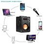 TAMPROAD 20W Portable Bluetooth Speaker with Subwoofer Rich Bass Wireless Stereo Outdoor/Indoor Speakers Support Remote Control FM Radio TF Card LCD Display for Home Party Smartphone Computer PC