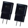 Adaptive Fast Wall Charger Adapter with USB Type C Cable Compatible with Samsung Galaxy S10 S10e / S9 / S9+ / S8 / S8 Plus/Active/Note 9 / Note 8 and More (2 Charger + 2 Cable)