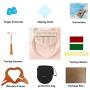 Kalimba Clear Kalimba Thumb Piano 17 Keys with Acrylic Material Portable Mbira Finger Piano Gifts for Kids and Friends （Crystal Kalimba with Wooden Frame）