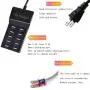 USB Charging Station, 10 Port USB Charger Hub, USB Charger Multi Port with Smart Detect, Compatible with iPhone, Galaxy, iPad Tablet, and Other USB Charging Devices