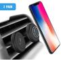 Magnetic Phone Car Mount, WizGear [2 PACK] Universal Air Vent Magnetic Phone Car Mount Phone Holder, for Cell Phones and Mini Tablets with Fast Swift-Snap Technology, With 4 Metal Plates