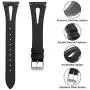 Sankel Compatible for Samsung Galaxy Watch 3 41mm/Active 2 40mm & 44mm Bands,Women Genuine Leather Wristband Replacement for Galaxy Watch Active/Active 2,Galaxy Watch 42mm,Garmin Vivoactive 3 (Black) Sankel Compatible for Samsung Galaxy Watch 3 41mm/Active 2 40mm & 44mm Bands,Women Genuine Leather Wristband Replacement for Galaxy Watch Active/Active 2,Galaxy Watch 42mm,Garmin Vivoactive 3 (Black)
