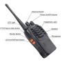 Ansoko Long Range Walkie Talkies Rechargeable Two Way Radios FRS/GMRS 16-Channel UHF 2-Way Radio for Adults (Pack of 4)