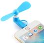 Mini Cell Phone Fan - Colorful and Powerful 2-in-1 Fan for iPhone/iPad/Android Smartphone/Tablet - Cell Phone Summer Accessories - (6-Pack)