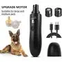 Pecute Large Dog Nail Grinder Rechargeable Electric Dog Nail Trimmer for Paw Grooming Gentle and Painless Nail Clippers for Medium and Large Dogs (2H Quick USB Charge 14H Long Work Time) Pecute Large Dog Nail Grinder Rechargeable Electric Dog Nail Trimmer for Paw Grooming Gentle and Painless Nail Clippers for Medium and Large Dogs (2H Quick USB Charge 14H Long Work Time)