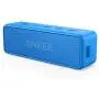 Anker Soundcore 2 12W Portable Wireless Bluetooth Speaker: Better Bass, 24-Hour Playtime, 66ft Bluetooth Range, IPX7 Water Resistance & Built-in Mic, Dual-Driver Speaker for Beach, Travel, Party- Blue