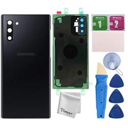 Vimour Back Cover Glass Replacement for Samsung Galaxy Note 10 N970U All Carriers with Pre-Installed Camera Lens, All The Adhesive and Professional Repair Tool Kits (Aura Black)