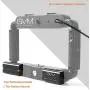 GVM Ring Light 5600K Handheld Light,Smartphone Video Rig & Phone Video Stabilizer for Camera, Smartphone, Makeup, YouTube, Self-Portrait Shooting with Bluetooth