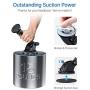 andobil Magnetic Phone Car Mount, 360° Rotation Universal Dashboard Windshield Cellphone Holder Hands-Free Suction Phone Stand Compatible iPhone SE 11 Pro Max/XR/6/7/8 Plus, Samsung Note S9/S10e/a20