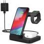 Wireless Charger,Truly 3 in 1 Wireless Charging Station with Magnetic Stand for Apple Watch/AirPods/iPhone X/XS/XS max/XR/8/8 Plus/iPhone 11/11 Pro/11 Pro Max/Samsung S20/S10/S9/S8/S7/Note 10/9/8.