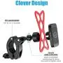 WixGear Universal Magnetic Bicycle & Motorcycle Handlebar Phone Holder for Cell Phones and GPS with Fast Swift-Snap Technology,
