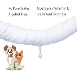 Dotee Pet Wipes Natural Aloe and Vitamin E Wipes for Dogs and Cats for Cleaning Grooming Wipes for Tear Stain Paws Face Eyes Body and Butt Unscented