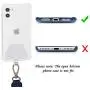 SS Lanyard, Cell Phone Lanyard Detachable Durable Neck Cord Lanyard Strap Universal Fit for Any Smartphones,ID Badges,Key Chain-Blue