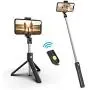 Selfie Stick, Extendable Selfie Stick with Detachable Wireless Remote and Tripod Stand Selfie Stick for iPhone XR/iPhone 11/11 Pro/iPhone Xs/iPhone X/Galaxy Note 10/S20 /S10/Google/Huawei, More