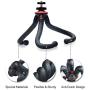 Lammcou Camera Tripod Flexible Phone Tripod Lightweight Action Camera Tripod Mini Gorilla Pod DSLR Tripod Octopus Travel Tripod Stand for Action Camera/Camera/Camcorder