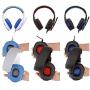 GFDGFDG Gaming Headset for PS4/PC, Over Ear Gaming Headphones with Noise Canceling Mic LED Light, Bass Surround, for Xbox PC Laptop PS4 Tablet Mac Smart Phone