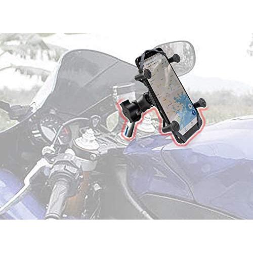 Grip Mount Phone GPS Navigation Cradle Holder for Suzuki GSX-R 600 750 1000 GSX 1300R Hayabusa BMW S1000RR Yamaha YZF R1 R6 Kawasaki Ninja Honda CBR