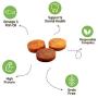 Nature Gnaws Smoked Salmon & Sweet Potato Chips for Dogs - Premium Natural Grain Free Dog Chew Treats - Simple Fish and Sweet Potato Receipe