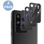 【3 Pack】 Camera Lens Screen Protector for Samsung Galaxy S20 Ultra 5G, 9H Tempered Glass HD Anti Scratch Bubble Free, Black Ultra Slim Stealth Camera Lens Protective Film for Galaxy S20 Ultra (6.9’’)