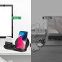 Nroech Wireless Charger 3 in 1 15W Fast Charging Station for Apple iWatch Series 5/4/3/2/1,AirPods, Compatible with iPhone 11 Series/XS MAX/XR/XS/X/8/8 Plus/Samsung