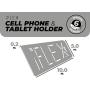 iFLEX Adjustable Cell Phone Stand and Tablet Stand for Work and Home – Flexible Phone Holder is The Perfect iPhone Stand for Video Calls and Holds Any Device – Non-Slip Grip, Strong and Durable