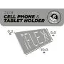 iFLEX Adjustable Cell Phone Stand and Tablet Stand for Work and Home – Flexible Phone Holder is The Perfect iPhone Stand for Video Calls and Holds Any Device – Non-Slip Grip, Strong and Durable