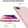 TORRAS Slim Fit iPhone SE 2020 Case/iPhone 7 Case/iPhone 8 Case, Full Protective Anti-Scratch Phone Case Compatible with iPhone SE Case (2nd)/iPhone 7/8, Rose Gold