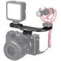Cold Shoe Bracket for Microphone/Video Light, for Sony RX100 VII Smartphone/Vlog Camera/Action Camera Microphone Extension Bracket, Video Vlogging Accessories - PT-8 Cold Shoe Bracket for Microphone/Video Light, for Sony RX100 VII Smartphone/Vlog Camera/Action Camera Microphone Extension Bracket, Video Vlogging Accessories - PT-8
