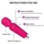 LOVEFUN Mini Wand Massager for Women/Men, Wireless Personal Massager Handheld with 8 Powerful Speeds & 20 Modes, Waterproof, USB Rechargeable Wand Massage for Back Neck Shoulder Legs, Quiet -Rose LOVEFUN Mini Wand Massager for Women/Men, Wireless Personal Massager Handheld with 8 Powerful Speeds & 20 Modes, Waterproof, USB Rechargeable Wand Massage for Back Neck Shoulder Legs, Quiet -Rose