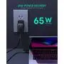 USB C Charger AUKEY Omnia 65W Fast Charger (Dual Port USB C PD 3.0 Plus USB A) with GaNFast Technology and Dynamic Detect PD Charger Wall Charger for iPhone 11 Pro Max, Google Pixel 3 XL, LG, Samsung USB C Charger AUKEY Omnia 65W Fast Charger (Dual Port USB C PD 3.0 Plus USB A) with GaNFast Technology and Dynamic Detect PD Charger Wall Charger for iPhone 11 Pro Max, Google Pixel 3 XL, LG, Samsung