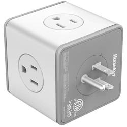 Huntkey Surge Protector USB Wall Adapter with 4 AC Outlets 3 USB Charging Ports (SMC007)