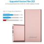 [Upgraded] Poweradd 2ND Gen Pilot 2GS 10000mAh Portable Charger External Battery Pack with Smart Charge for iPhone, Ipad, Samsung Galaxy, Smartphones and Tablets - Rose Gold