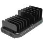 Unitek USB Charging Station for Multiple Devices, Charger Organizer Stand Dock with Dividers, Quick Charge 3.0 Compatible for Smartphone, Tablet, iPad and Other Electronics