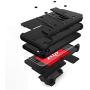 Zizo Bolt Cover - Case for iPhone 11 Pro Max with Military Grade + Glass Screen Protector & Kickstand and Holster (Black
