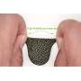 Finger Sleeve, Breathable PUBG Mobile Game Controller Finger Sleeve Touch Screen Finger Cot with Conducting Wire Fiber for Mobile Game, Rules of Survival, for Android iOS Tablet (6 Pack)