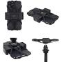 CamKix UTV Side by Side Roll Bar Phone Mount Compatible with Polaris RZR, General, Ranger and Most Other UTV Brands - Holds Smartphones, GoPro, Other Action Cams - Phone Holder Clip, GoPro Mount Incl