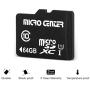 Micro Center 64GB Class 10 Micro SDXC Flash Memory Card with Adapter (Single Pack)