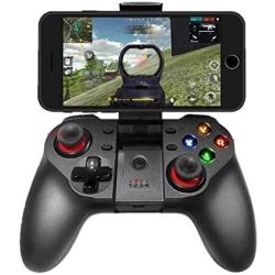 Mobile Game Controller, Wireless Bluetooth Gamepad Joystick Multimedia Game Controller Compatible with iOS Android iPhone iPad Windows PC, Perfect for The Most Games-NO Supporting iOS 13.4 or Above