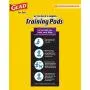 Glad for Pets Heavy Duty Ultra-Absorbent Activated Charcoal Puppy Pads with Leak-Proof edges | Black Pad with No Ugly Yellow Spots | Perfect for Training New Puppies
