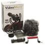 RØDE VideoMicro + CAM CADDIE Scorpion JR - Compact On Camera Microphone with Ryocote Lyre Shock Mount + Hand Held Support