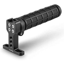 SMALLRIG Camera Top Handle Grip with Top Cold Shoe Base for DSLR Camera Cage Video Camcorder Rig, Rubber - 1446