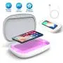 UV Smart Phone Sanitizer, Portable Aromatherapy Function Disinfector, Phone Cleaner for iOS Android Mobile Phone with Fast Wireless Charging for Cell Phone/Cash/Pacifiers UV Smart Phone Sanitizer, Portable Aromatherapy Function Disinfector, Phone Cleaner for iOS Android Mobile Phone with Fast Wireless Charging for Cell Phone/Cash/Pacifiers