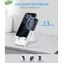 Adjustable Cell Phone Stand,SAIJI Foldable Desktop Phone Holder Cradle Dock for Office,Compatible with Phone 11 Pro xs xr x se 8,All Android Smartphones-White Adjustable Cell Phone Stand,SAIJI Foldable Desktop Phone Holder Cradle Dock for Office,Compatible with Phone 11 Pro xs xr x se 8,All Android Smartphones-White