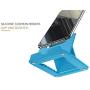 MoKo Phone/Tablet Stand, Foldable Desktop Holder Fit with iPhone 11 Pro Max/11 Pro/11, iPhone Xs/Xs Max/Xr/X, iPhone SE 2020, iPad Pro 11 2020/10.2/Air 3/Mini 5, Galaxy S20 6.2", Blue