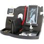 BarvA Wood Dock-ing Station Tray Cell-Phone Smart-Watch Holder Men Charging Accessory Night-Stand Father Mobile Gadget Dark Organizer Dresser Wallet Storage Adult Anniversary Birth-day Graduation Gift