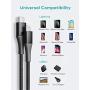 Xcentz iPhone 11 Charger, USB C to Lightning Cable [3ft Apple MFi Certified] Fast Charging Power Delivery Nylon Braided iPhone Cable for iPhone 11/11 Pro/11 Pro Max/XS Max/XS/XR/X/8/8 Plus, Black