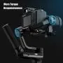 FILMTACY C1 3-Axis Handheld Gimbal Stabilizer YouTube Video Vlog Film Making Stand for Mirrorless and DSLR Camera, Professional Compact Video Stabilizers Smart Control OLED Display Powered by Zhiyun