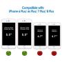 JETech 3-Pack Screen Protector for Apple iPhone 8 Plus, iPhone 7 Plus, iPhone 6s Plus and iPhone 6 Plus, Tempered Glass Film, 5.5-Inch