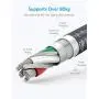 [2-Pack] Anker Powerline+ USB C to USB A Fast Charging Cable, for Samsung Galaxy Note 8 / S8 / S8+ / S9 /S10, Sony XZ, LG V20 / G5 / G6, Xiaomi 5 and More (3ft)